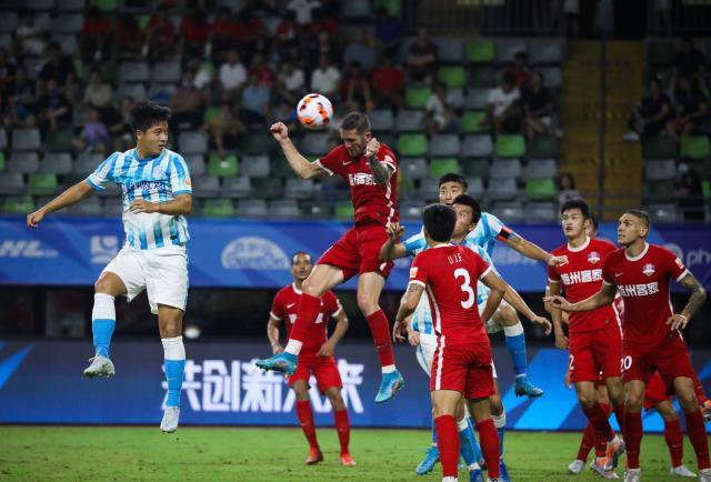 S赛官网-【中超】姜积弘头槌武卡诺维奇破门 梅州2比1广州城